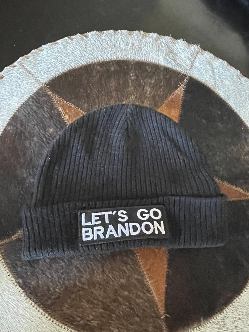 Custom Patched Beanie